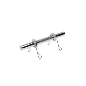 Barra Maciça Recartilhada Cromada 0,40 cm c presilha Aspiral